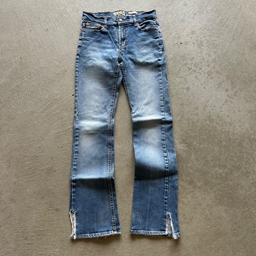 Vintage Old Navy Bootcut Jeans Womens 28x32 Blue Medium Wash Denim Y2K Low Waist